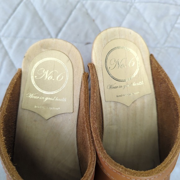 No. 6 Store Old School Clog on High Heel in Bourbon 39 - Picture 10 of 10
